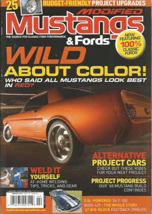 MODIFIED MUSTANGS & FORDS 2010 FEB - BOSS 9 STORY, '67 BIG BLOCK